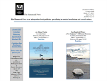 Tablet Screenshot of flathammockpress.com